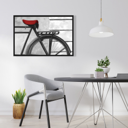 Framed 24 x 36 - Rear bicycle