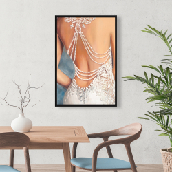 Framed 24 x 36 - Wedding dress