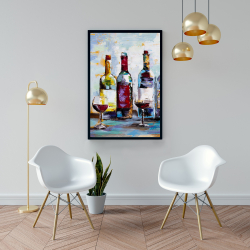 Framed 24 x 36 - Wine tasting