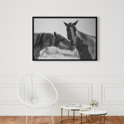 Framed 24 x 36 - Horses lover