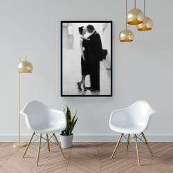 Framed 24 x 36 - Couple in the street