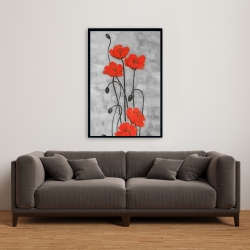 Encadré 24 x 36 - Fleurs à longues tiges