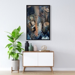Framed 24 x 36 - Chrysler building at nyc