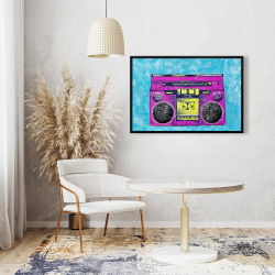 Framed 24 x 36 - Radio rétro