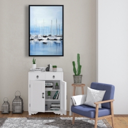 Framed 24 x 36 - Boats at the dock