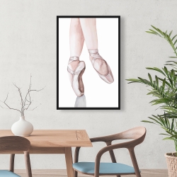 Framed 24 x 36 - Ballerina feet