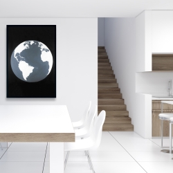 Encadré 24 x 36 - Vue satellite de la terre