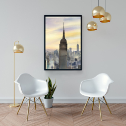 Encadré 24 x 36 - Couché de soleil sur new-york