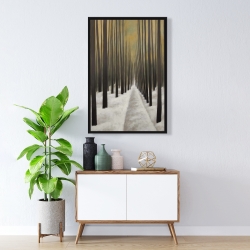 Encadré 24 x 36 - Randonnée en forêt