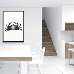 Framed 24 x 36 - Blue crab