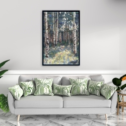 Encadré 24 x 36 - Bouleaux