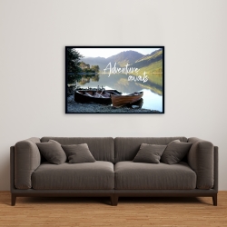 Framed 24 x 36 - Adventure awaits