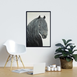 Framed 24 x 36 - Wild heart horse