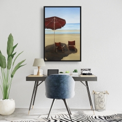 Framed 24 x 36 - Relax at the beach