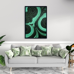 Encadré 24 x 36 - Pierre malachite