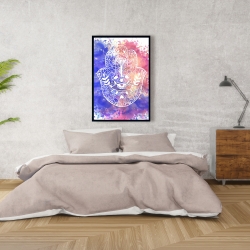 Framed 24 x 36 - Hamsa hand