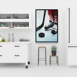 Encadré 24 x 36 - Jeune hockeyeur