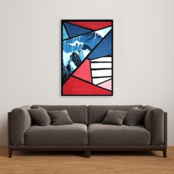 Framed 24 x 36 - Diagonal unity