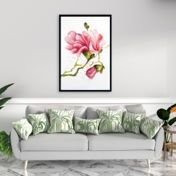 Encadré 24 x 36 - Fleurs de magnolia