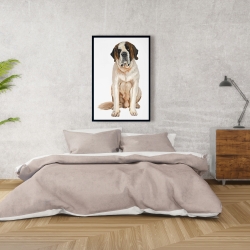 Encadré 24 x 36 - Saint-bernard