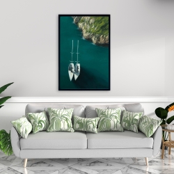 Framed 24 x 36 - Smooth sailing
