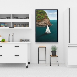 Framed 24 x 36 - At seda in porto venere