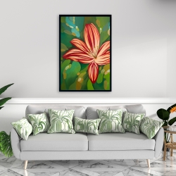 Framed 24 x 36 - Blaze tiger lilies
