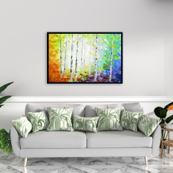 Encadré 24 x 36 - Forêt multicolore