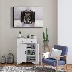 Framed 24 x 36 - Old camera