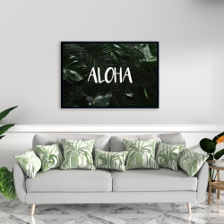 Framed 24 x 36 - Tropical aloha