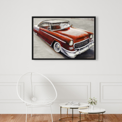 Framed 24 x 36 - Vintage classic car