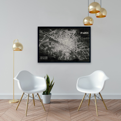 Encadré 24 x 36 - Vue satellite d'un avion