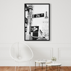 Framed 24 x 36 - New york city street signs