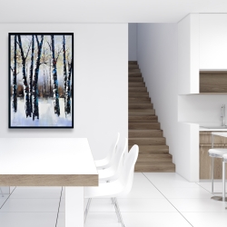 Encadré 24 x 36 - Arbres gelés