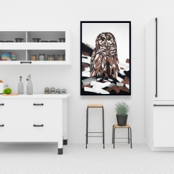 Framed 24 x 36 - Tawny owl