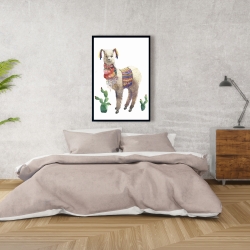 Framed 24 x 36 - Lama parade