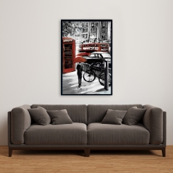 Framed 24 x 36 - European street