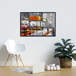 Framed 24 x 36 - Circulation in times square