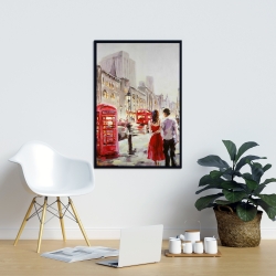 Framed 24 x 36 - Couple walking