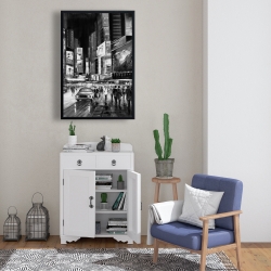 Encadré 24 x 36 - Times square monochrome