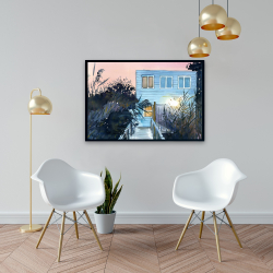 Encadré 24 x 36 - Maison de plage