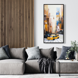 Framed 24 x 48 - N-y early in the morning