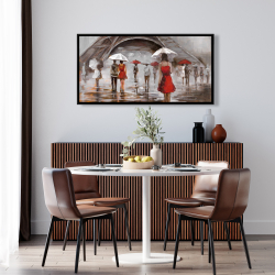 Framed 24 x 48 - Near the eiffel tower