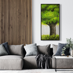 Framed 24 x 48 - Big green tree