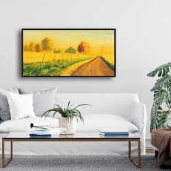 Framed 24 x 48 - In the countryside