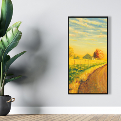 Framed 24 x 48 - In the countryside