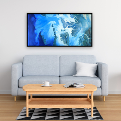 Framed 24 x 48 - Satellite view of the mergui islands