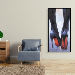 Framed 24 x 48 - Long legs with high heels