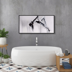 Framed 24 x 48 - Dancer on aerial contortion
