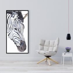 Framed 24 x 48 - Zebra